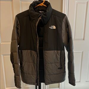 The North Face Kids Black and Gray Puffer Jacket  18-20 XL